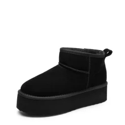 Women’s Wide Toe Platform Mini Snow Boots
