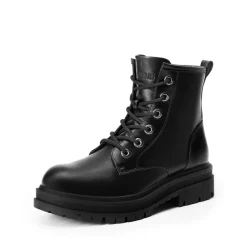 Women’s Wide Width Lace-Up Platform Combat Boots