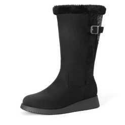 Women's Winter Fur Lined Mid Calf Snow Boots