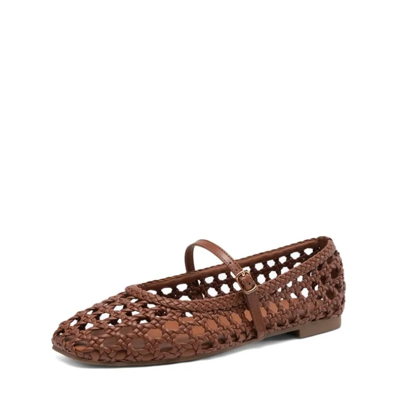 Women’s Woven Flats with Adjustable Strap