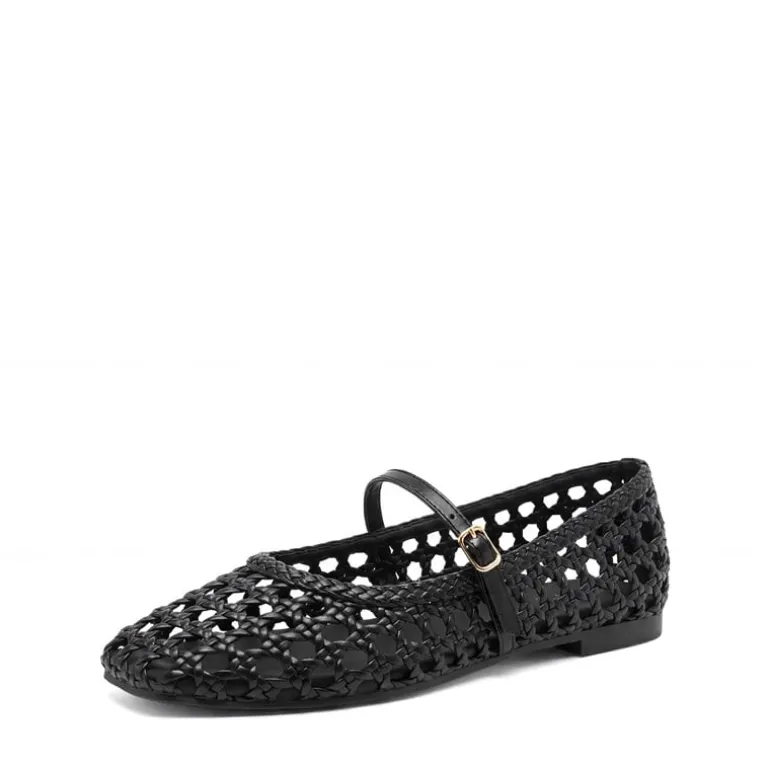 Women’s Woven Flats with Adjustable Strap
