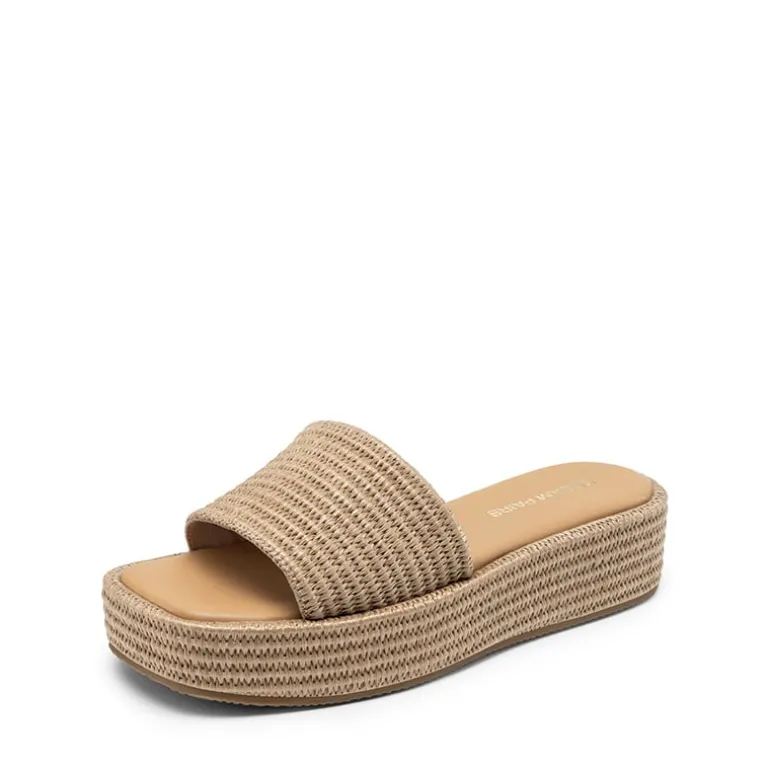 Women’s Woven Strap Slip-Resistant Espadrille Sandals