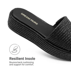 Women’s Woven Strap Slip-Resistant Espadrille Sandals