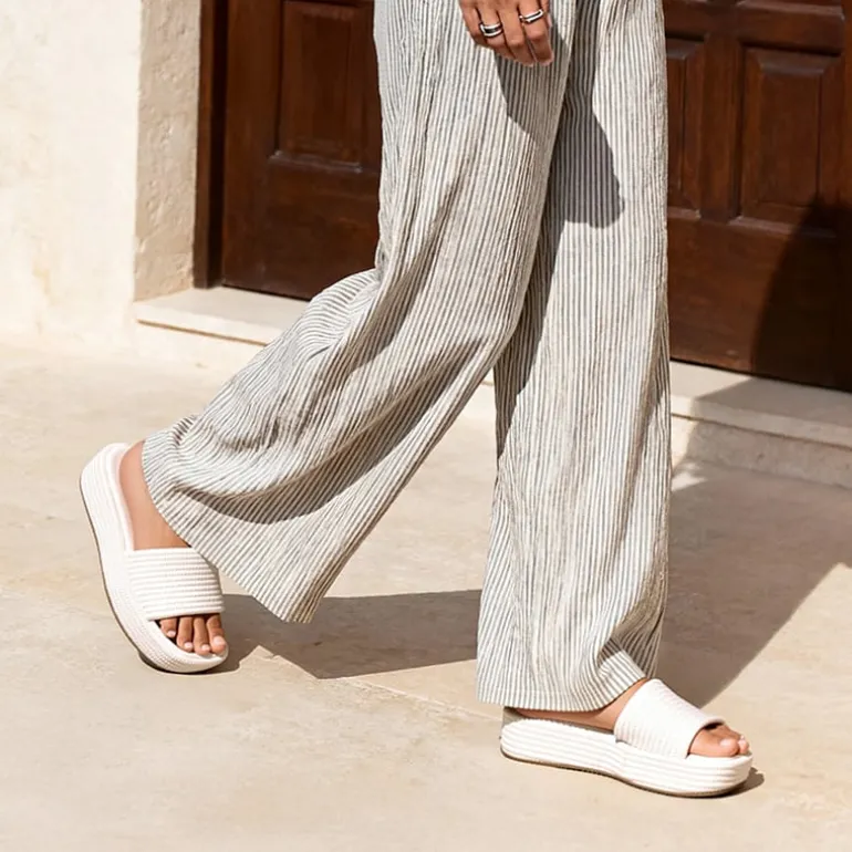 Women’s Woven Strap Slip-Resistant Espadrille Sandals