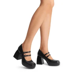 Women’s Y2K Double-Strap Chunky Mary Janes