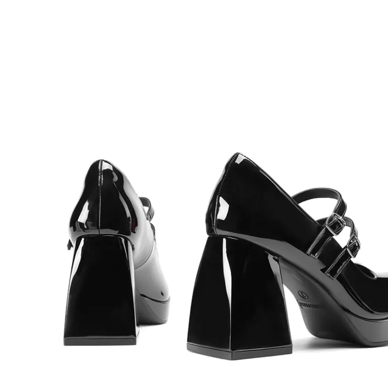 Women’s Y2K Double-Strap Chunky Mary Janes