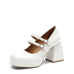 Women’s Y2K Double-Strap Chunky Mary Janes