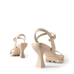 [Wonder Cloud] Athena Square Toe High Stiletto Heel Sandals