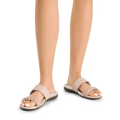 Woven Arch Support Slide Sandals