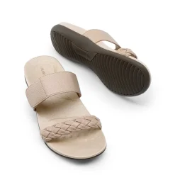 Woven Arch Support Slide Sandals