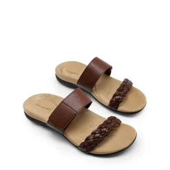 Woven Arch Support Slide Sandals