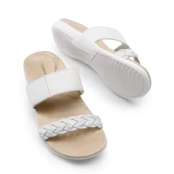 Woven Arch Support Slide Sandals