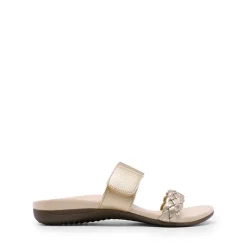 Woven Arch Support Slide Sandals