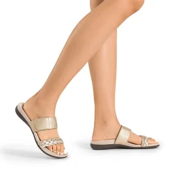 Woven Arch Support Slide Sandals