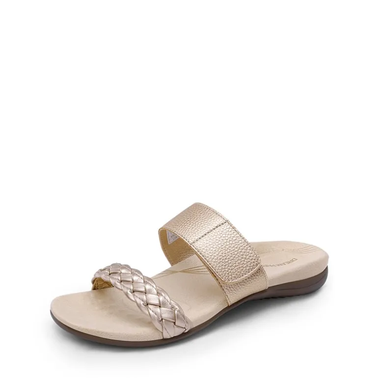 Woven Arch Support Slide Sandals