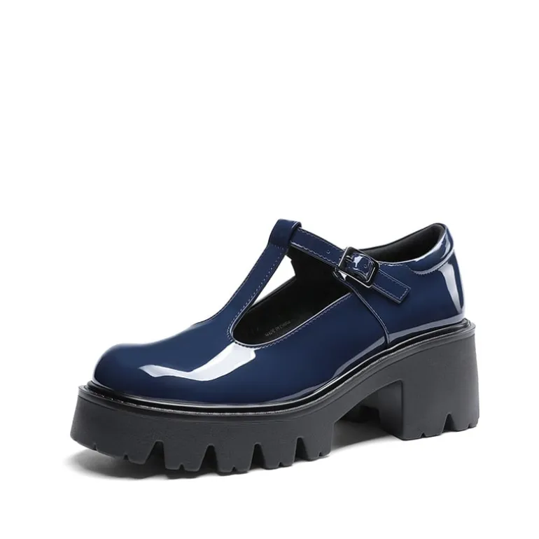 Y2K Chunky Sole Mary Jane Pumps