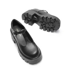 Y2K Chunky Sole Mary Jane Pumps