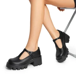 Y2K Chunky Sole Mary Jane Pumps