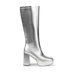Y2K-inspired Knee-high Platform Gogo Boots