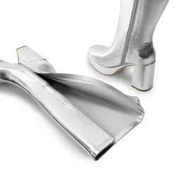 Y2K-inspired Knee-high Platform Gogo Boots