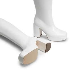 Y2K-inspired Knee-high Platform Gogo Boots