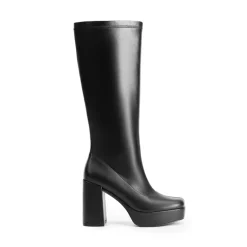 Y2K-inspired Knee-high Platform Gogo Boots